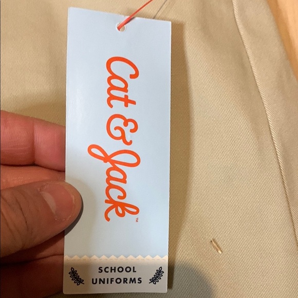 New cat and jack school uniforms Beige Pleated Skirt - Picture 6 of 9